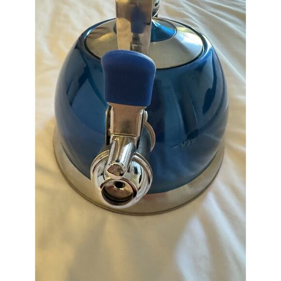 Bergner Stainless Steel Whistling Tea Kettle Blue - Picture 5 of 8